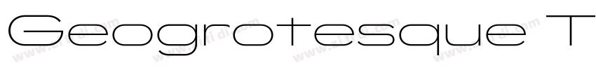 Geogrotesque TRIAL U字体转换